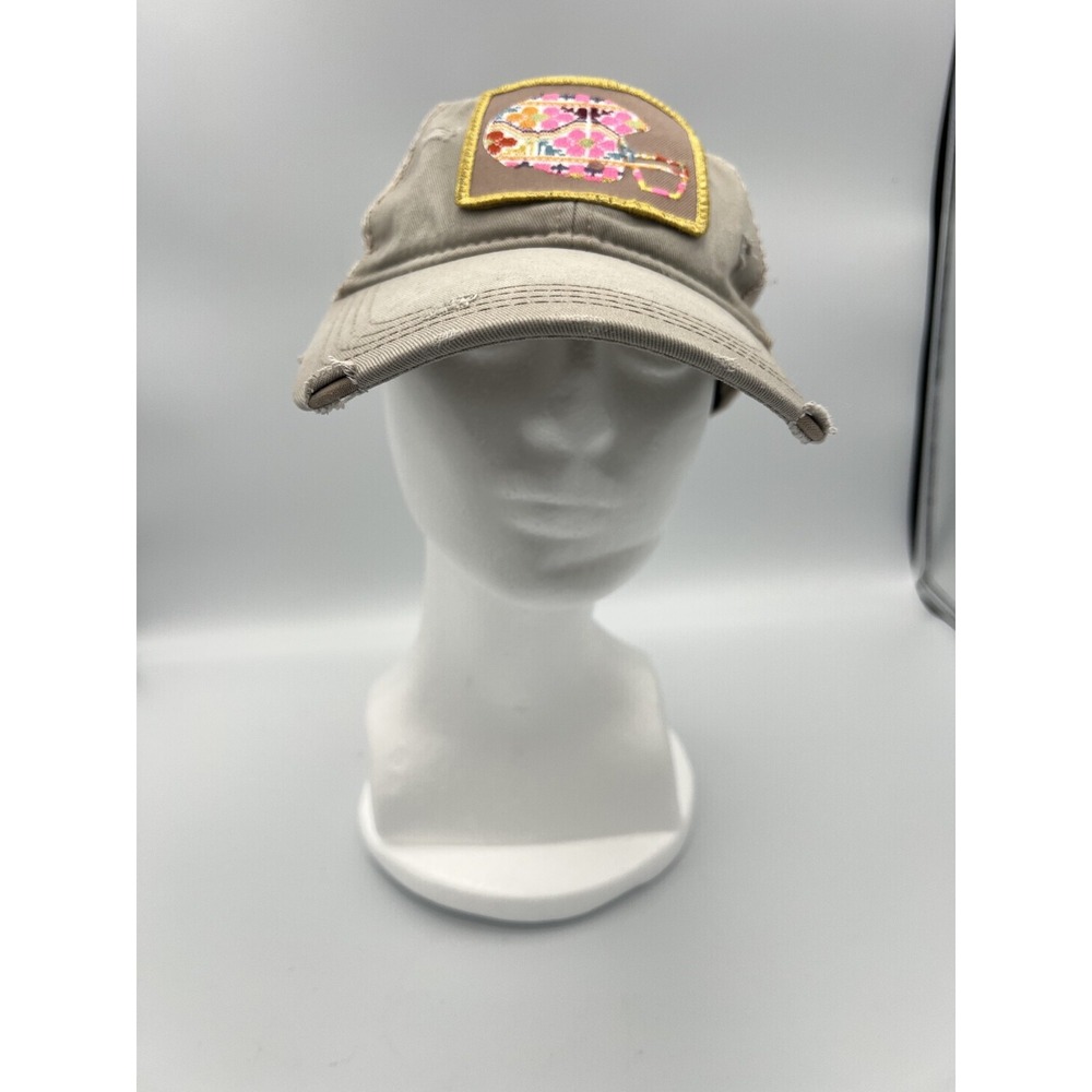 Judith March Flowered Football Helmet Embroidered Mesh Snapback Cap Trucker Hat